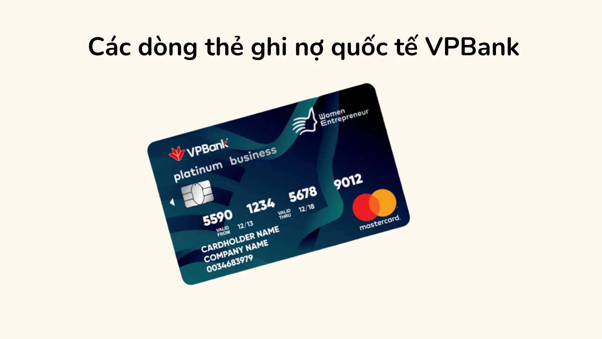 Các dòng thẻ ghi nợ quốc tế VPBank