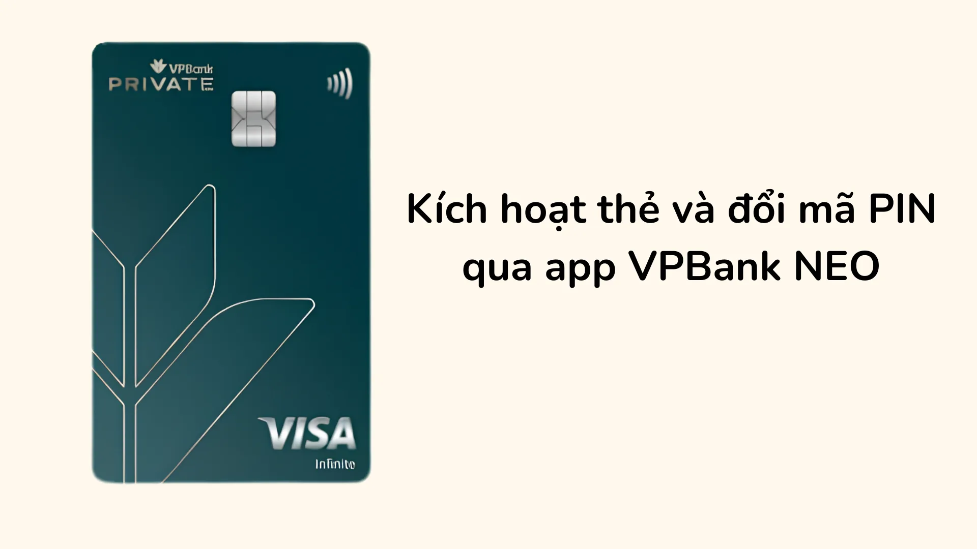 Đổi mã PIN thẻ VPBank trên ứng dụng