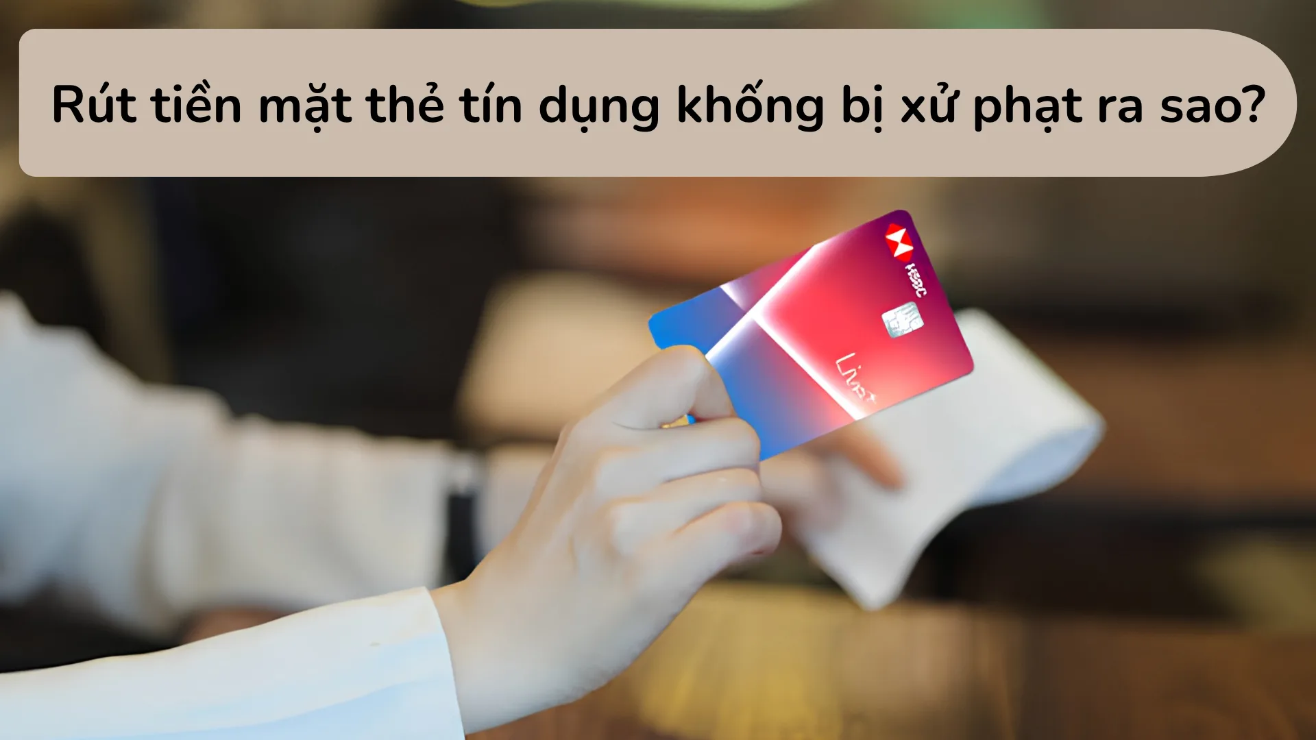 Cảnh báo rủi ro rút tiền mặt thẻ tín dụng khống qua máy POS có thể bị xử lý theo pháp luật và bị khóa thẻ.
