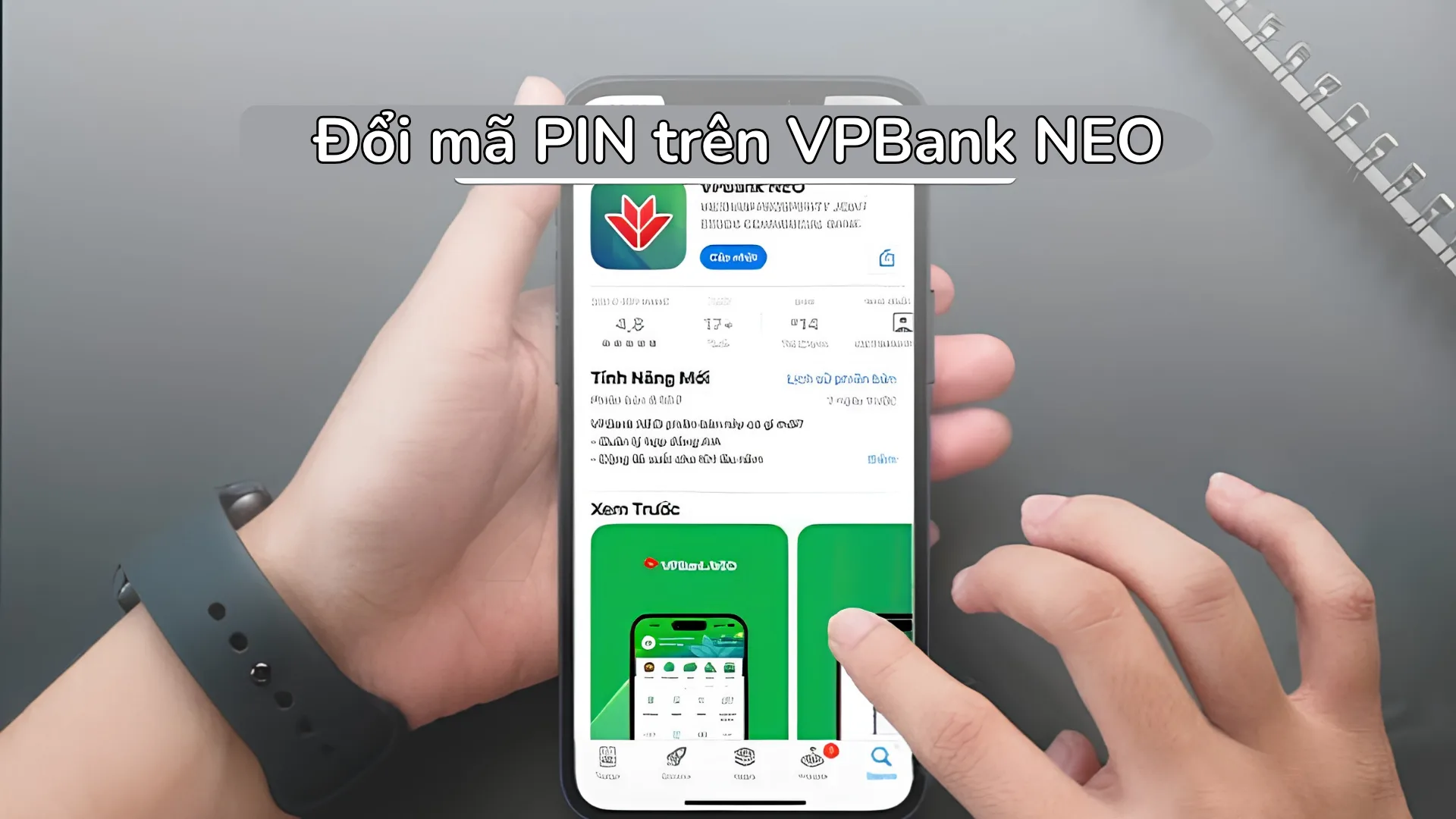 Đổi mã PIN thẻ ghi nợ VPBank