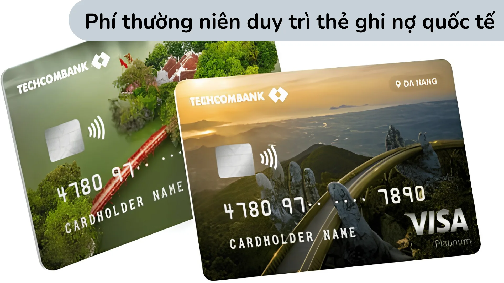 Phí thường niên thẻ Visa debit Techcombank