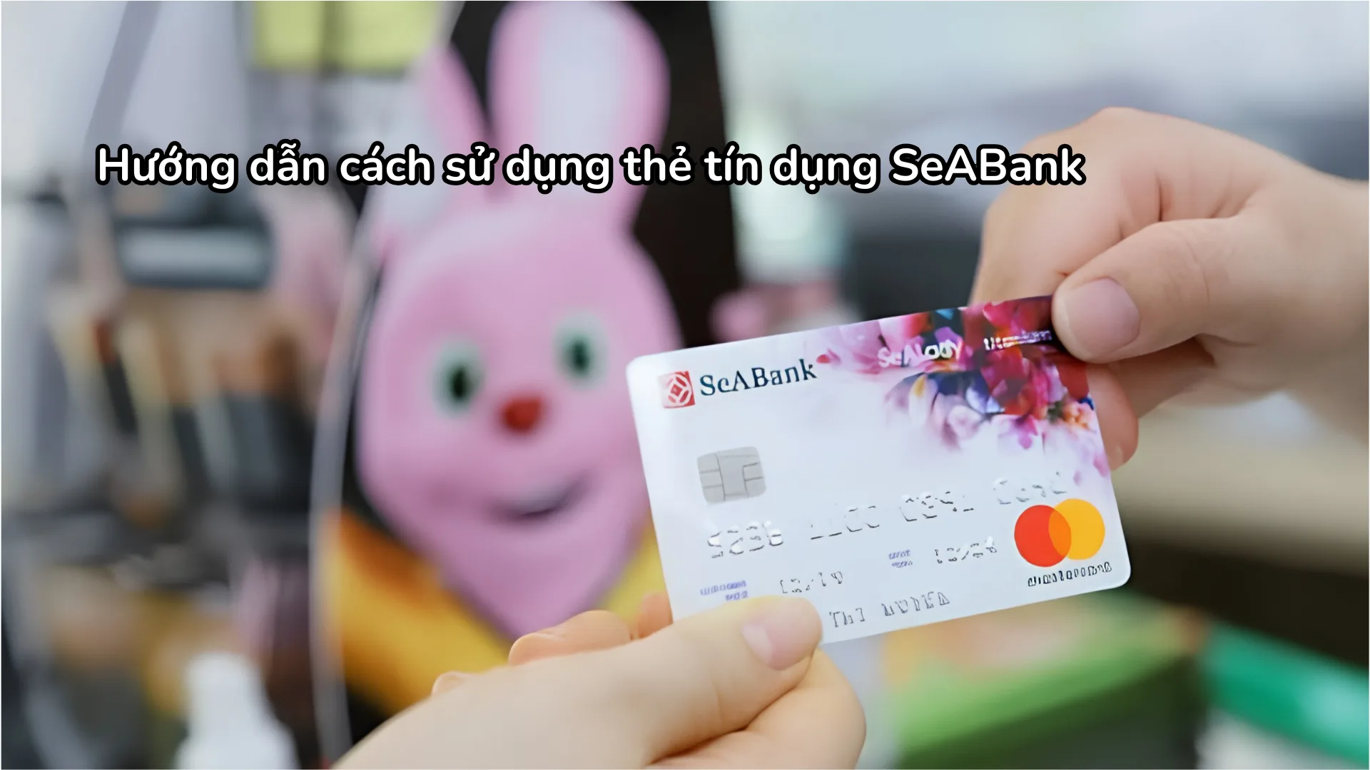 Sử dụng thẻ tín dụng SeABank để thanh toán.