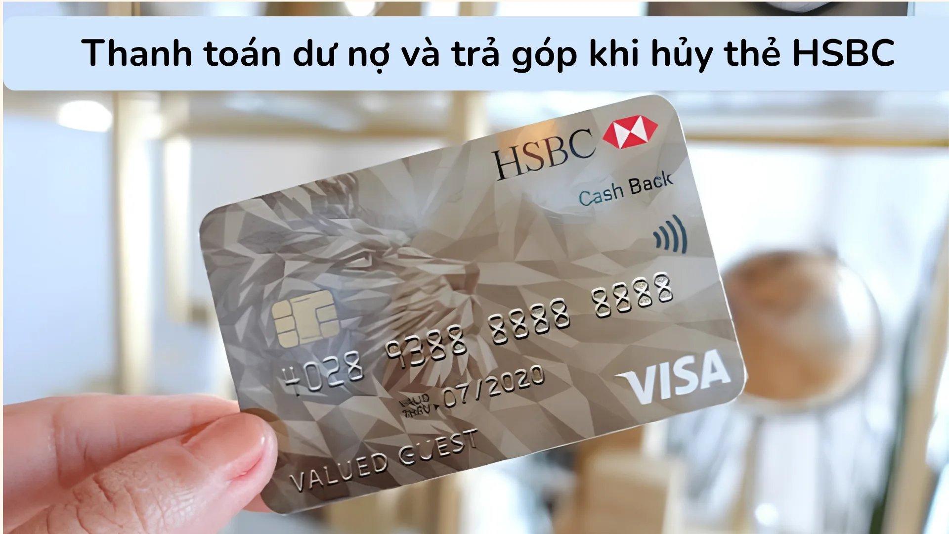 Bảng minh họa cách tính toán tất toán dư nợ và trả góp khi khóa thẻ tín dụng vĩnh viễn.