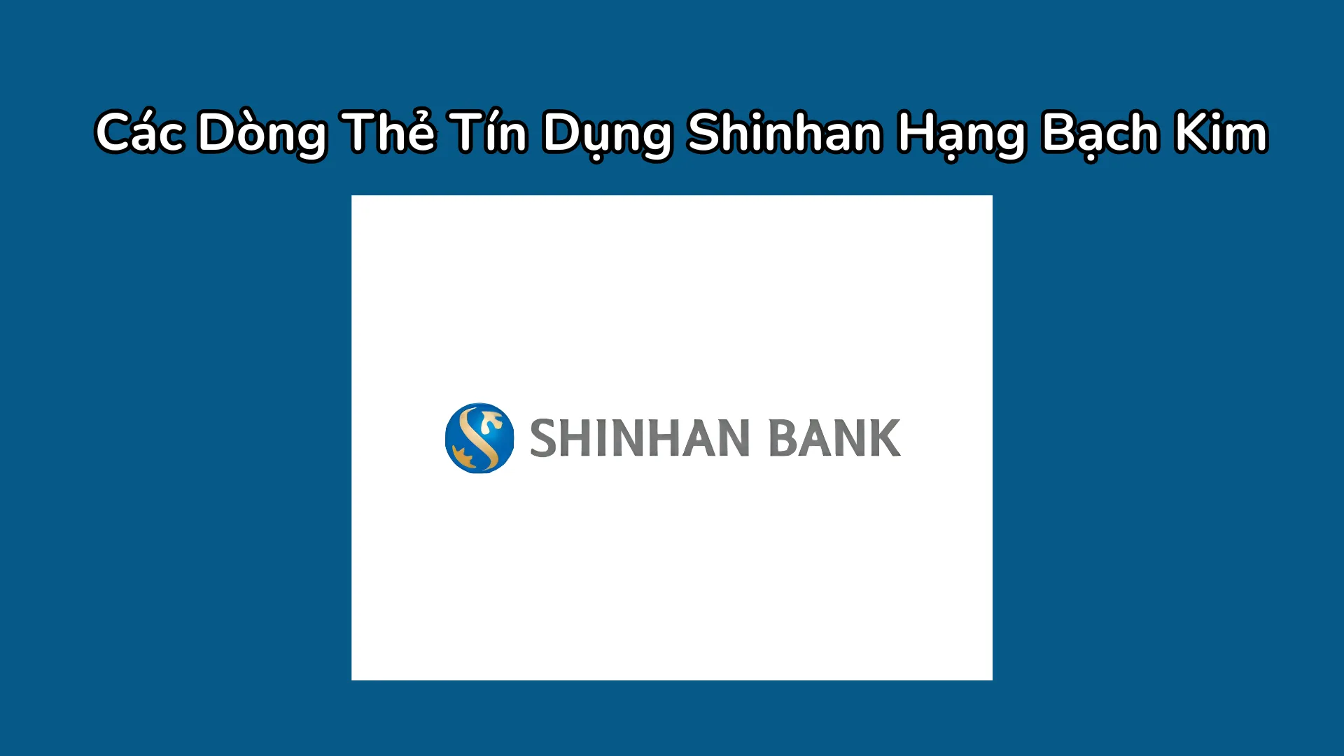Các dòng thẻ tín dụng Shinhan hạng bạch kim như PWM Platinum và Travel Platinum có biểu phí ưu đãi.