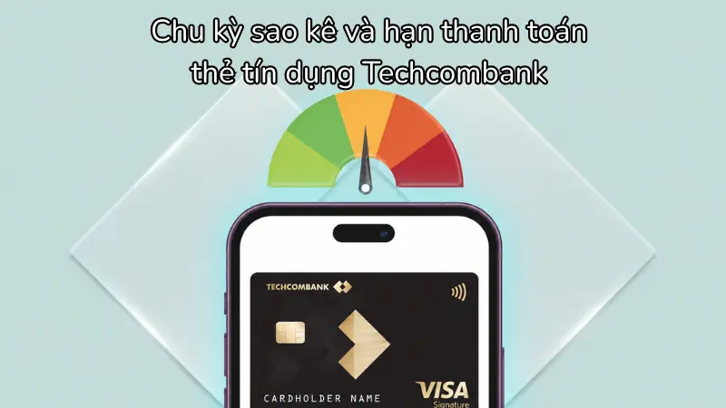 Khách hàng sử dụng thẻ Techcombank có thể được hưởng thời gian ân hạn không tính lãi suất lên đến 55 ngày.