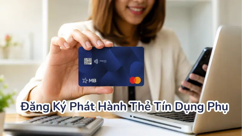 Đăng ký phát hành thẻ tín dụng phụ là giải pháp tức thời để người thân cùng sử dụng hạn mức mà không cần tự chứng minh tài chính.