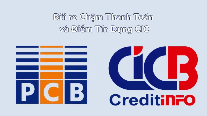 Trễ hạn thanh toán thẻ tín dụng không chỉ gây phát sinh phí phạt mà còn làm giảm điểm tín dụng nghiêm trọng trên hệ thống CIC.