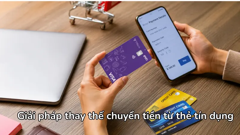 Đồng bộ thẻ tín dụng với các ví điện tử phổ biến giúp bạn dễ dàng thanh toán hóa đơn điện nước và mua sắm trực tuyến thay vì phải chuyển khoản trực tiếp.