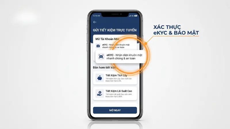Chuyển đổi sang hình thức gửi tiết kiệm trực tuyến là giải pháp tối ưu giúp bạn chủ động quản lý số dư 24/7.