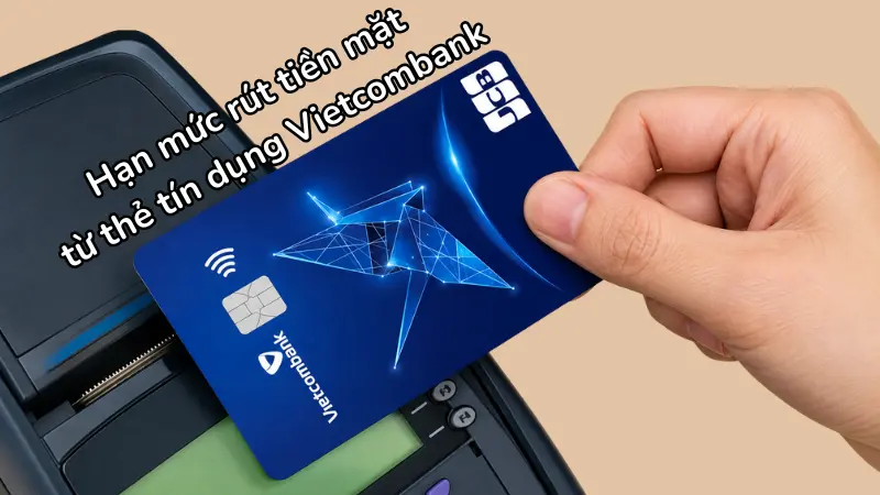 Hạn mức rút tiền mặt được cấp dao động từ 50% đến 100% dựa trên hạng thẻ và dòng thẻ mà khách hàng sở hữu.