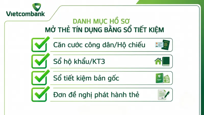 Chỉ với 4 loại giấy tờ cơ bản, bạn đã có thể hoàn thiện hồ sơ yêu cầu phát hành thẻ tín dụng nhanh chóng.