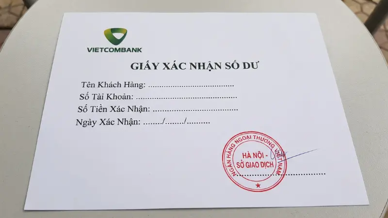 Khách hàng cần chuẩn bị đầy đủ giấy tờ tùy thân và sổ gốc để quá trình xin xác nhận tại quầy diễn ra nhanh chóng.