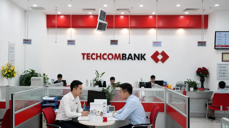 Bạn cần mang theo CMND/CCCD bản gốc đến trực tiếp quầy giao dịch để nhân viên Techcombank hỗ trợ định danh và kích hoạt thẻ.