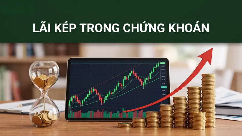 Sức mạnh của lãi kép nằm ở khả năng tạo ra hiệu ứng tăng trưởng tài sản bùng nổ theo cấp số nhân.