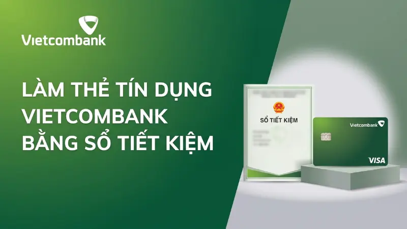 Mở thẻ tín dụng bằng sổ tiết kiệm tại Vietcombank mang lại lợi ích kép: Vừa chi tiêu thoải mái, vừa bảo toàn 100% tiền lãi từ khoản gửi ban đầu.