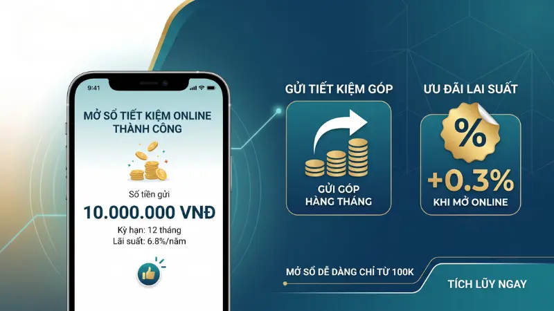 Khoản vốn mười triệu đồng đáp ứng đầy đủ điều kiện mở thẻ tiết kiệm tại bất kỳ ngân hàng nào, cho phép bạn tự do lựa chọn mọi hình thức sản phẩm từ gửi góp đến có kỳ hạn.