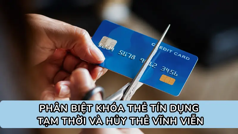 Tùy thuộc vào tình huống mất thẻ hay nhu cầu ngừng dịch vụ vĩnh viễn mà khách hàng cần đưa ra yêu cầu xử lý chính xác.