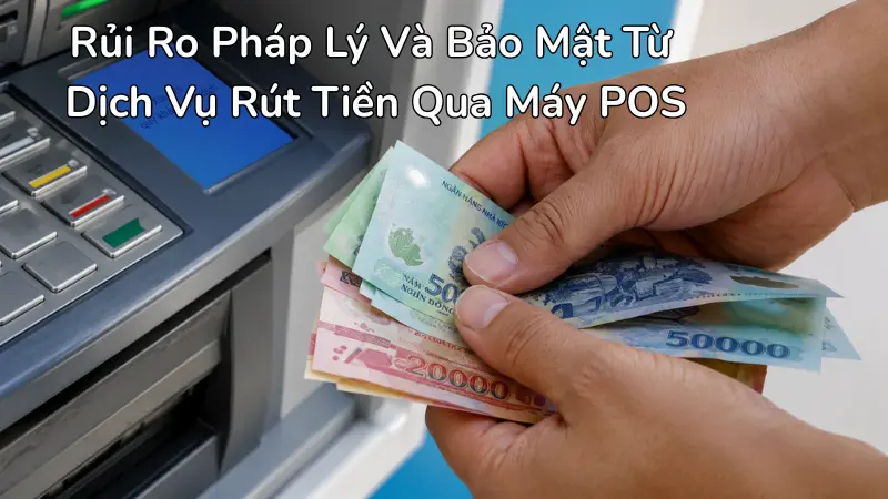 Việc cà thẻ khống qua máy POS để lấy tiền mặt là hành vi vi phạm pháp luật, có thể khiến bạn đối mặt với mức phạt hành chính lên đến 150 triệu đồng.