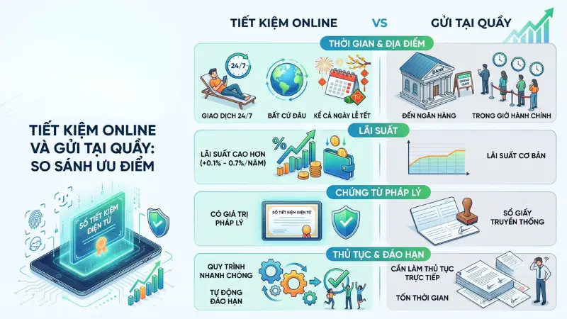 Phương thức giao dịch qua mạng sở hữu ưu thế vượt trội về biên độ lợi nhuận và tính tiện lợi tối đa.