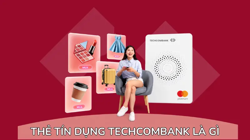 Thẻ tín dụng Techcombank hỗ trợ thanh toán không chạm (Contactless) an toàn và cho phép chi tiêu trước, trả tiền sau với thời gian miễn lãi lên đến 55 ngày.