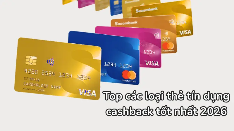 Các dòng thẻ tín dụng hoàn tiền 10% - 20% đang được nhiều ngân hàng đẩy mạnh với hạn mức linh hoạt.