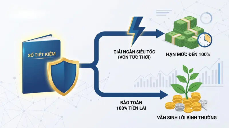 Giải pháp tài chính này giúp bạn xoay vòng thanh khoản cấp bách mà không cần tất toán tài sản trước hạn.