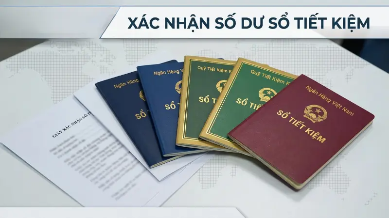 Mẫu giấy xác nhận số dư hợp lệ bắt buộc phải có dấu mộc đỏ của ngân hàng phát hành nhằm chứng minh đương đơn sở hữu khoản tiền gửi hợp lệ.