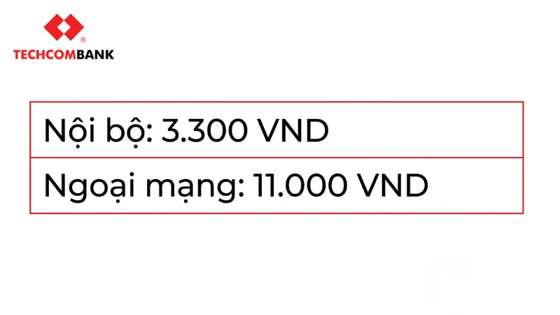 Tham khảo biểu phí chuyển khoản qua máy ATM để chủ động dự toán chi phí cho các khối lượng tiền mặt lớn.