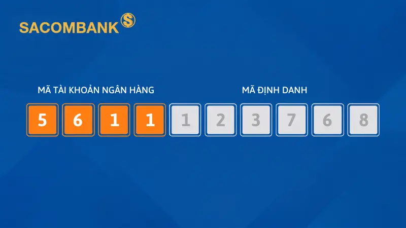 Số tài khoản Sacombank thường có 12 số, bắt đầu bằng các đầu số phổ biến như 020, 5611 hay 0400.