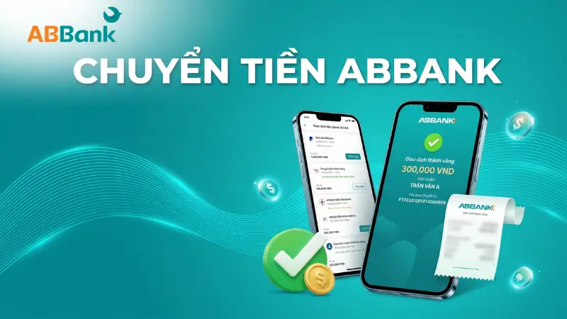 Bảng so sánh hạn mức chuyển tiền ABBank qua AB Ditizen, ATM và quầy.