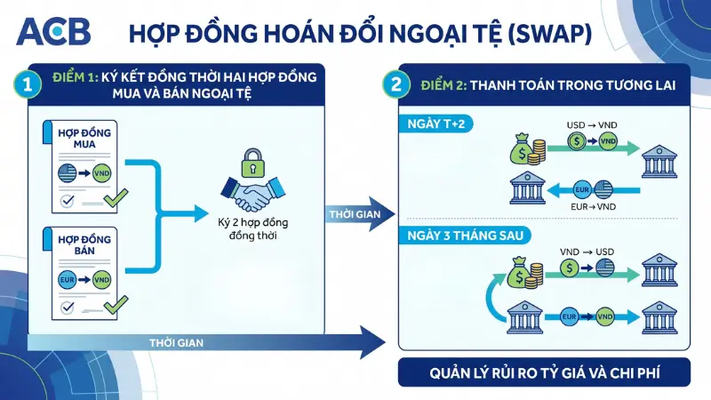 Cơ chế quản trị rủi ro tỷ giá qua giao dịch ngoại hối hoán đổi Swap ACB