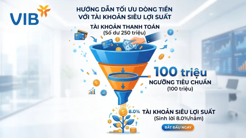 Thiết lập ngưỡng tiêu chuẩn trên ứng dụng MyVIB.