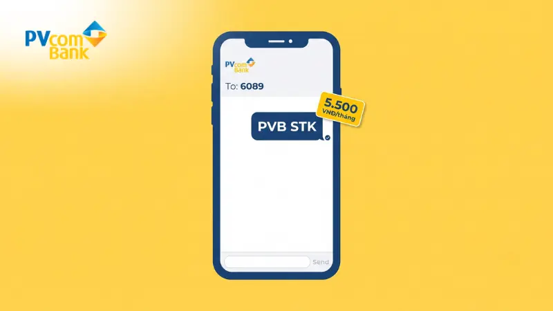 Cú pháp SMS PVB STK gửi 6089 vấn tin số dư.