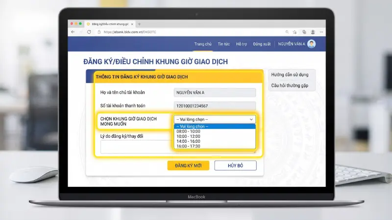 Đặt lịch hẹn trước trên nền tảng điện tử của BIDV giúp bạn loại bỏ hoàn toàn quy trình bốc số xếp hàng