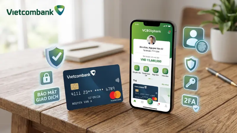 Để mở tài khoản thanh toán, Vietcombank yêu cầu khắt khe về tính hợp lệ của hồ sơ pháp lý.