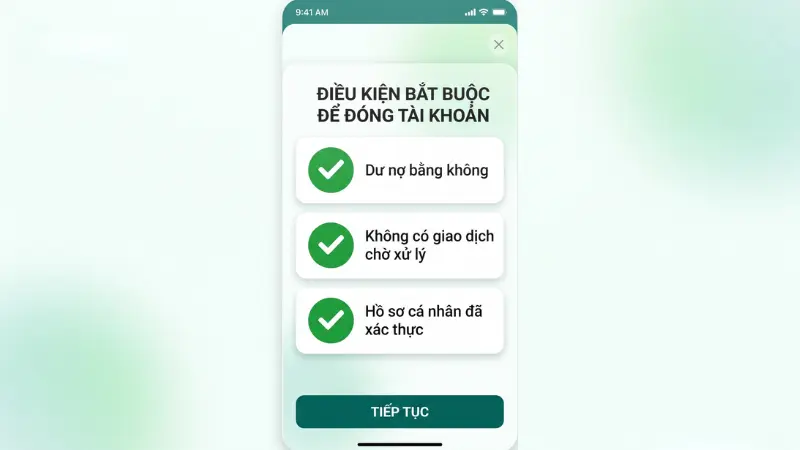 Khách hàng bắt buộc phải thanh toán toàn bộ nợ, tiền lãi và phí dịch vụ trước khi yêu cầu chấm dứt hợp đồng.