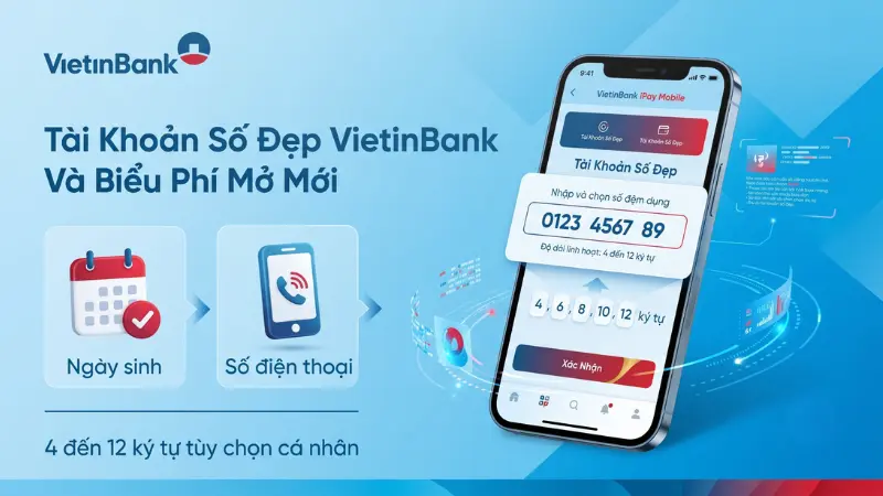 Việc sử dụng số tài khoản đẹp vừa gia tăng tính tiện dụng hàng ngày, vừa nâng tầm giá trị thương hiệu và kích hoạt tài lộc.
