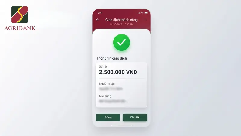 Hạn mức chuyển khoản linh hoạt dựa trên phương thức bảo mật.