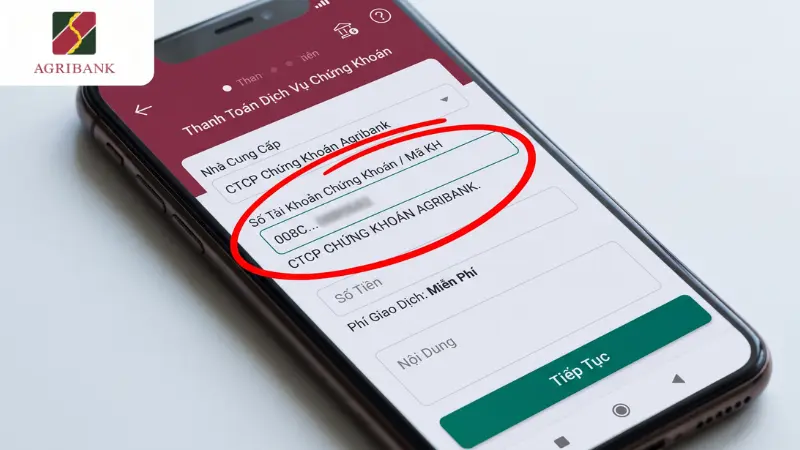 Thao tác tiếp vốn đầu tư được tích hợp thuận tiện, an toàn ngay trên các nền tảng ngân hàng số.
