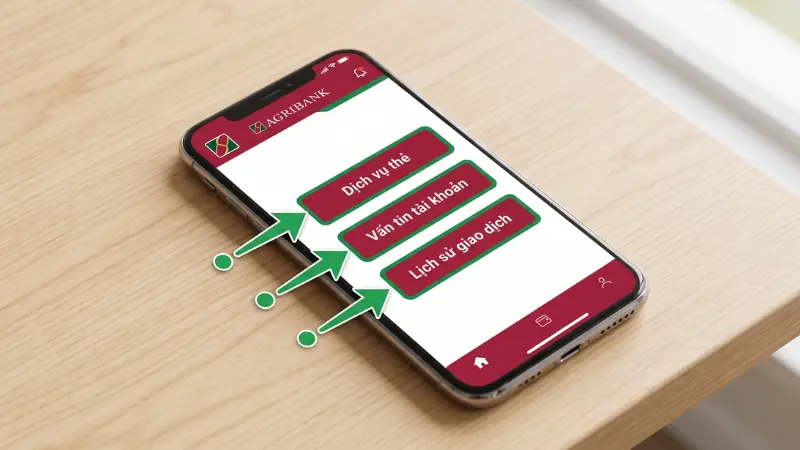 Thao tác tra cứu lịch sử giao dịch dòng tiền nhanh chóng, tiện lợi qua ứng dụng di động Agribank E-Mobile Banking