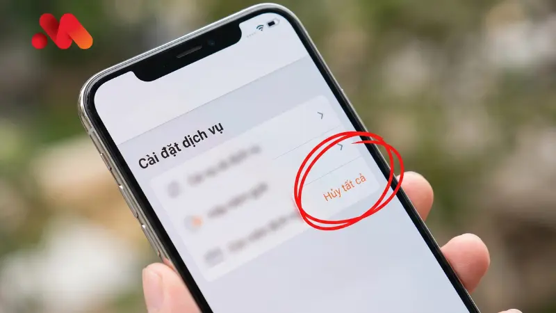 Hướng dẫn hủy SMS Banking trên app MSB mBank.