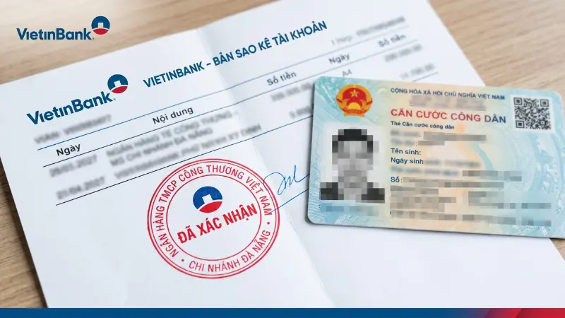 Để phục vụ hồ sơ vay vốn hoặc đấu thầu, bản sao kê giấy bắt buộc phải có đầy đủ chữ ký và dấu xác nhận đỏ từ ngân hàng