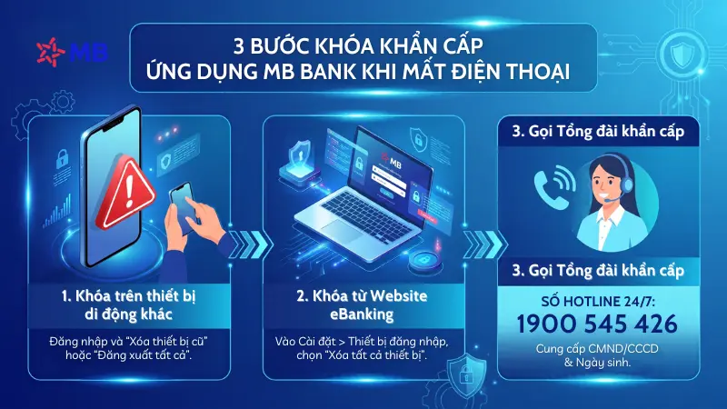 Sơ đồ khóa khẩn cấp ứng dụng MB Bank.