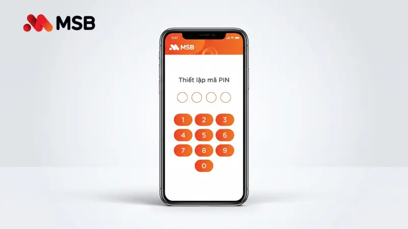 Thiết lập Soft OTP trên ứng dụng M-emobile MSB.