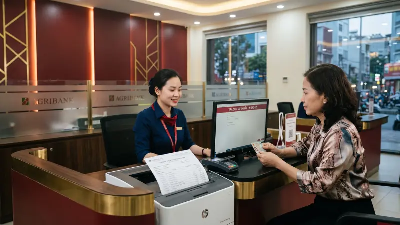 Luôn mang theo Căn cước công dân bản gốc đến chi nhánh Agribank để được giao dịch viên hỗ trợ xác minh chính xác tuyệt đối.