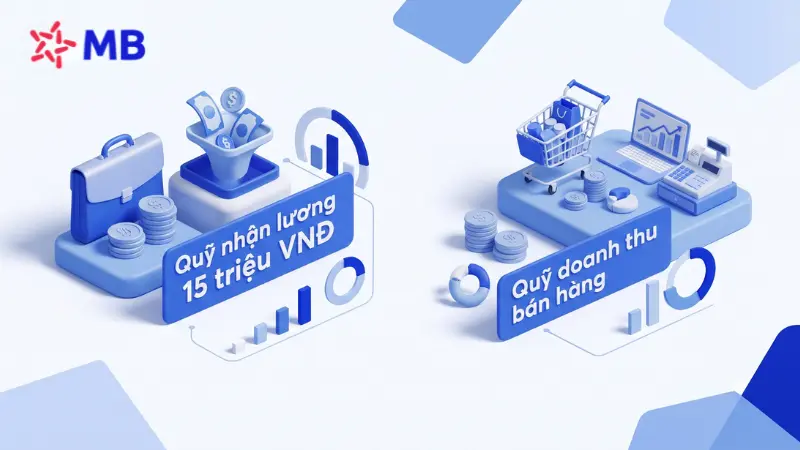 Lợi ích mở 2 tài khoản MB Bank giúp phân tách dòng tiền cá nhân và kinh doanh.