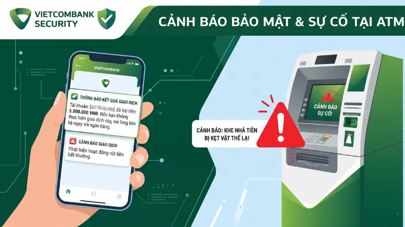 Nếu hệ thống ghi nhận giao dịch mà máy ATM không nhả tiền do kẹt thiết bị, bạn cần truy cập tra cứu tra soát để được hoàn tiền.