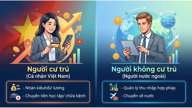 Người cư trú và không cư trú đều có quyền mở tài khoản ngoại tệ để phục vụ các mục đích giao dịch và chuyển tiền hợp pháp.
