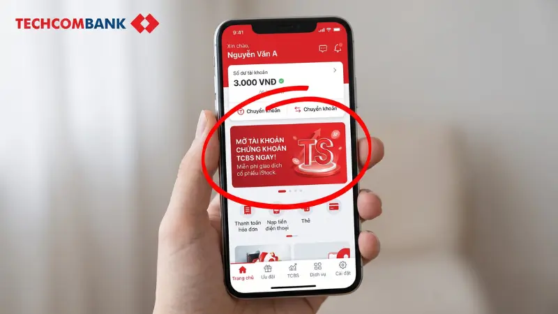 Khách hàng có thể tận dụng dữ liệu liên kết trên Techcombank Mobile để rút ngắn tối đa thời gian xác thực.