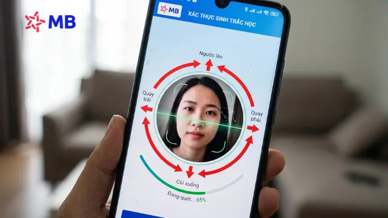 Định danh eKYC MB Bank giúp nâng hạn mức và tăng cường bảo mật.